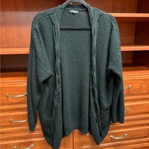 Like New Black Open Cardigan w/Pockets